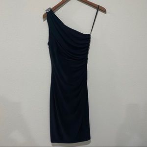 Ralph Lauren - one-shoulder black dress